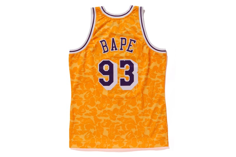 BAPE Releases NBA Collection With Mitchell & Ness and Spalding HYPEBEAST