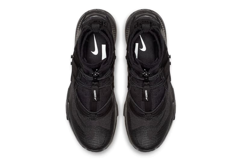 nike huarache gripp black