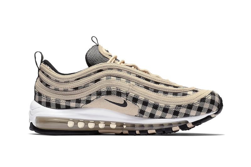 black and plaid air max