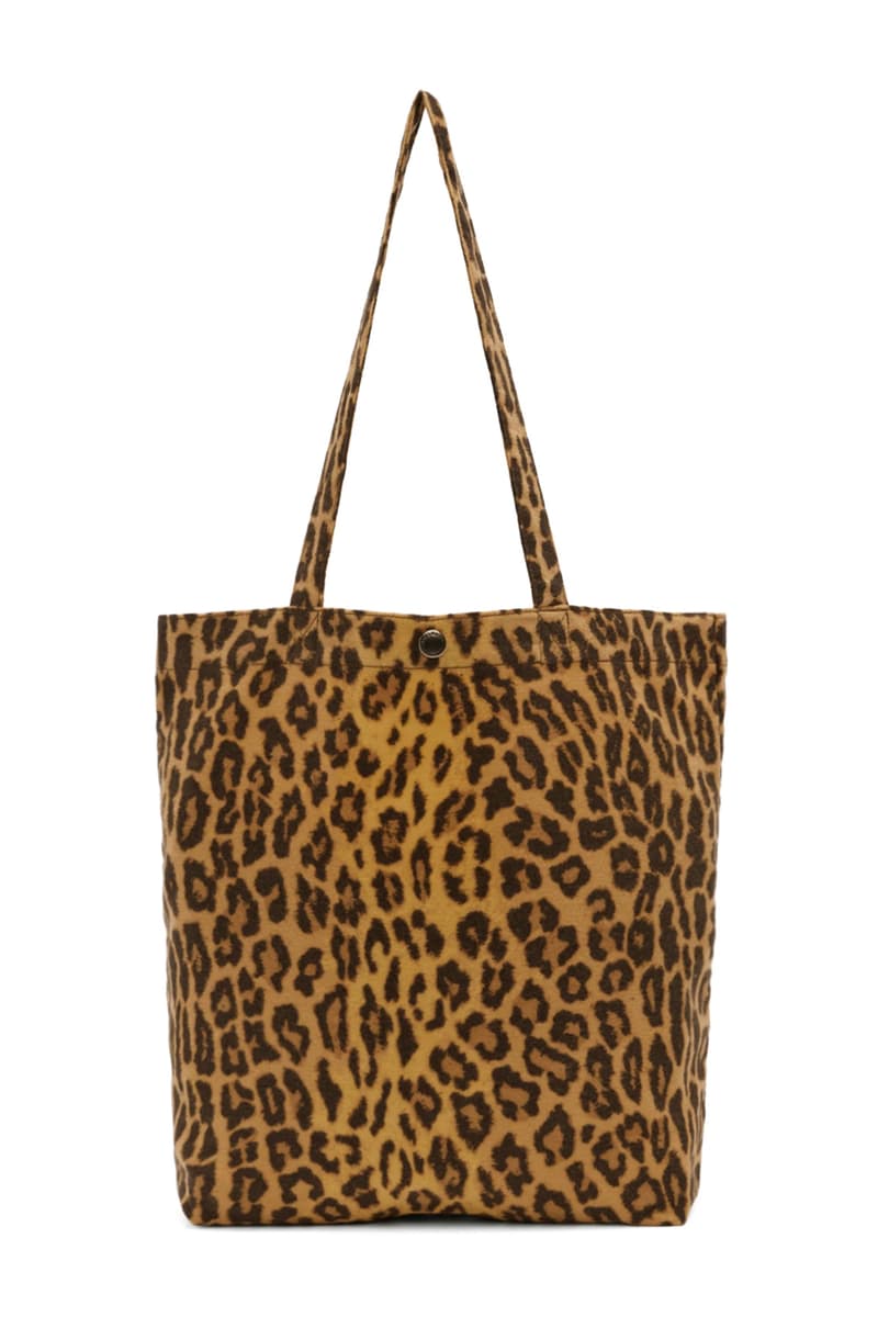 WACKO MARIA Unveils Leopard Print Tote Bag HYPEBEAST
