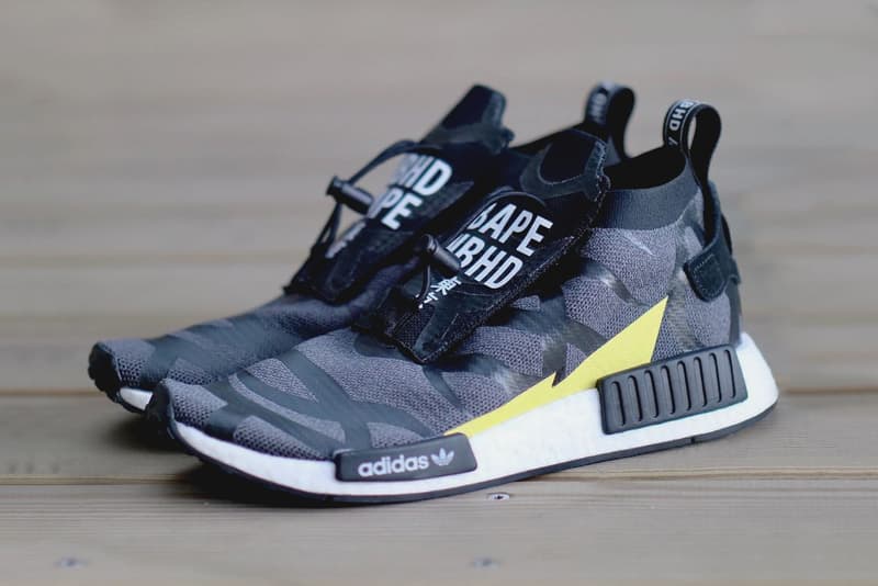 neighborhood bape nmd stealth shoes