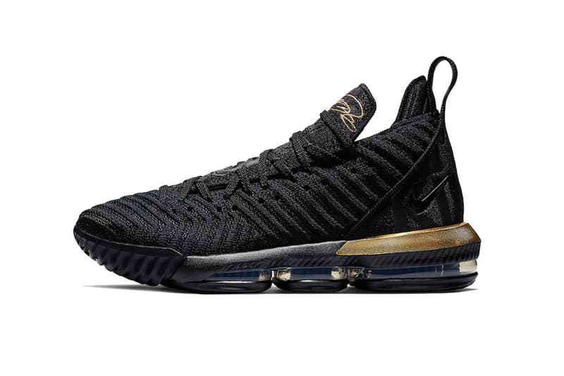 nike lebron 16 gold