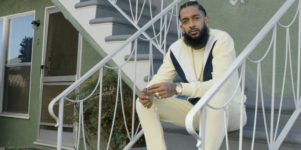 nipsey hussle yellow tracksuit