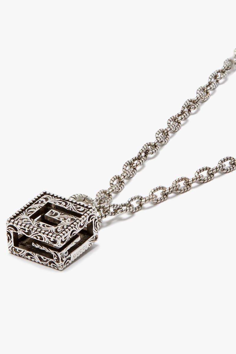 Gucci GMotif Sterling Silver Jewelry MATCHES FASHION Hypebeast