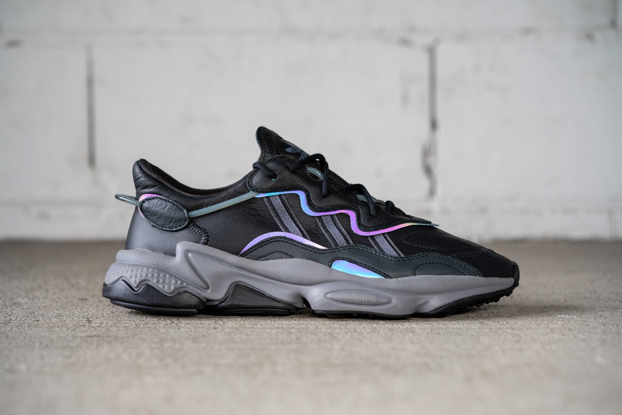 adidas OZ adiPRENE Black Leather/Xeno On-Foot | HYPEBEAST