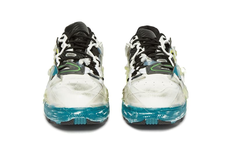 Maison Margiela Fusion Sneakers White/Turquoise | HYPEBEAST DROPS
