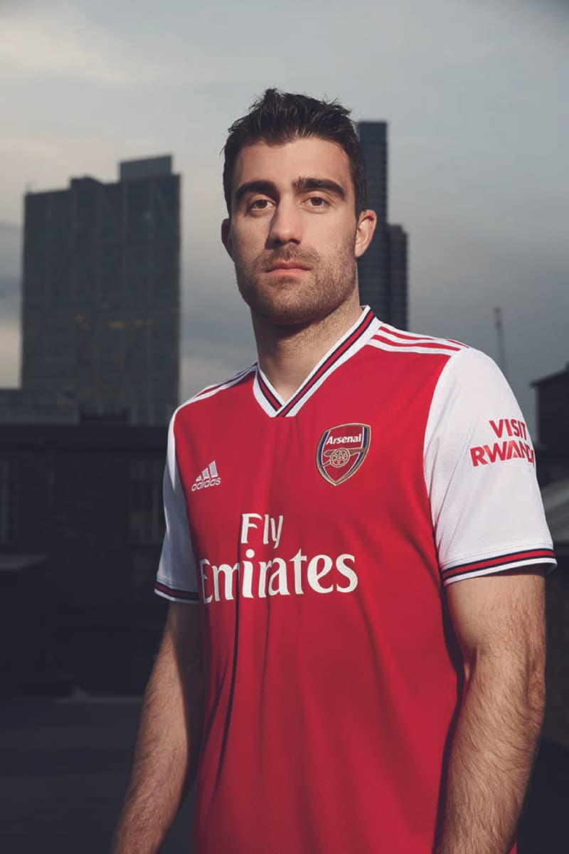 Arsenal 2019/20 Home Kit by adidas Official Look | HYPEBEAST