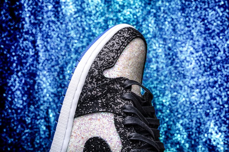 Shoe Surgeon's fragment x Air Jordan 1 "Glitter" HYPEBEAST