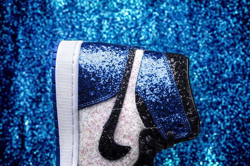 Shoe Surgeon's fragment x Air Jordan 1 "Glitter" HYPEBEAST