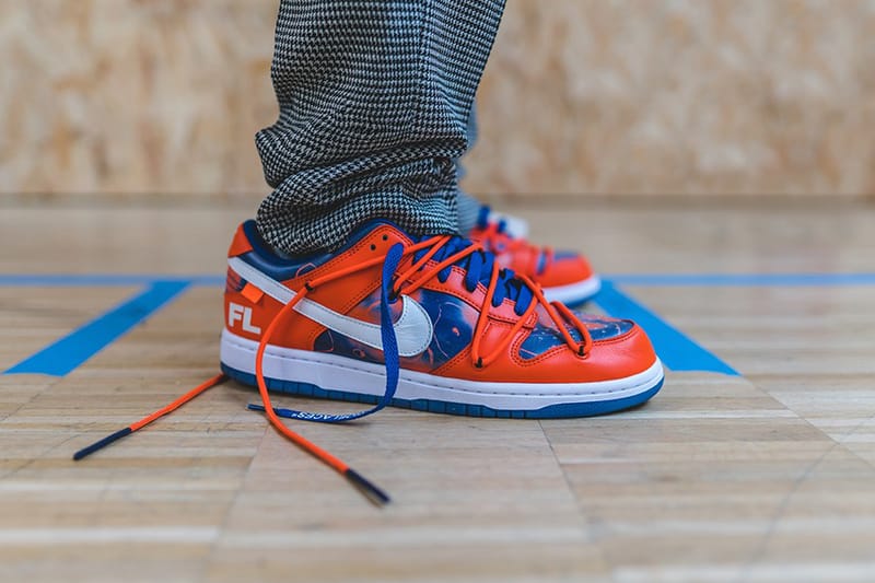 sb dunk on feet