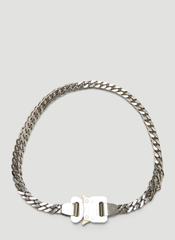 1017 ALYX 9SM Silver River Link Necklace Release | HYPEBEAST DROPS