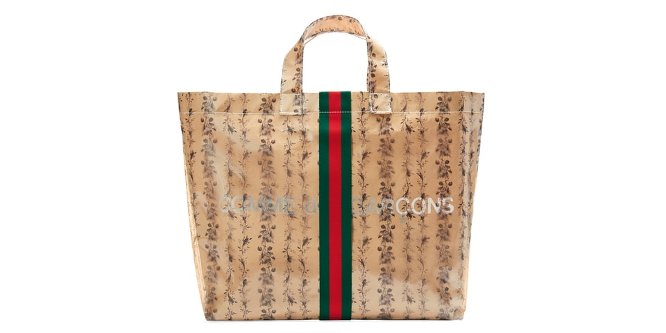 Gucci x COMME des GARÇONS Paper Tote Bag Release | HYPEBEAST