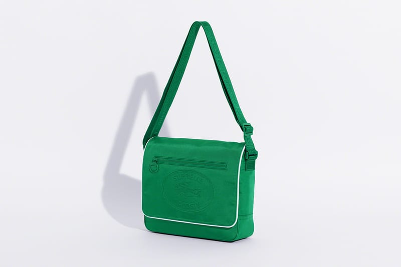 Stockx Lacoste X Supreme Green Messenger Bag | SEMA Data Co-op