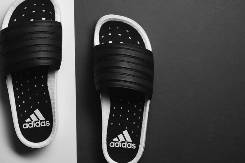 adidas adilette BOOST Slide Release Info Photos HYPEBEAST adidas adilette BOOST Slide Release Info Photos HYPEBEAST