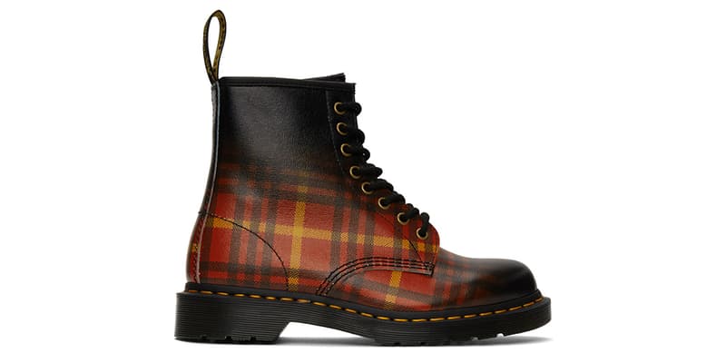 dr martens tartan canvas