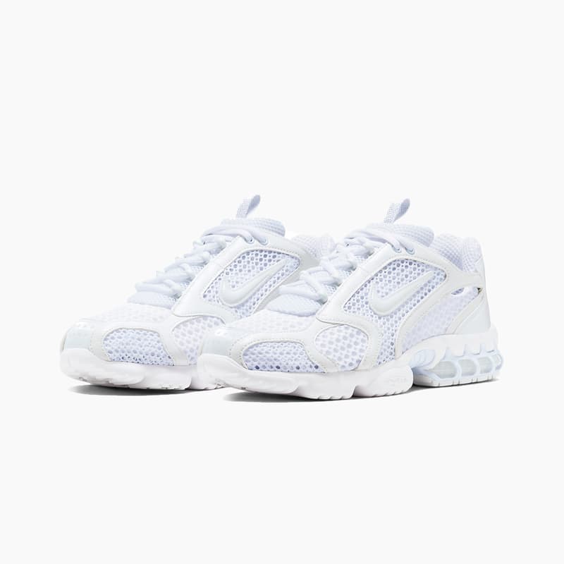 nike air zoom spiridon cage 2 triple white