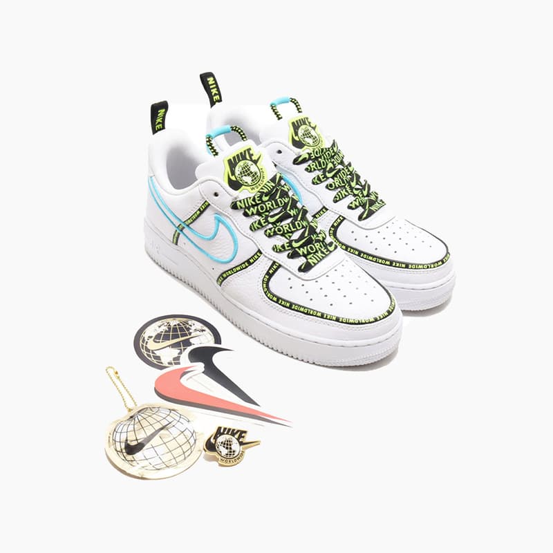 Nike Wmns Air Force 1 07 in White / Barely Volt - White 