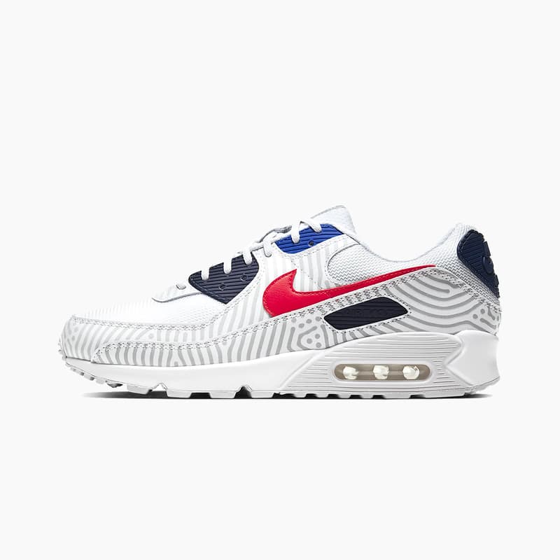 nike air max 90 womens red and white