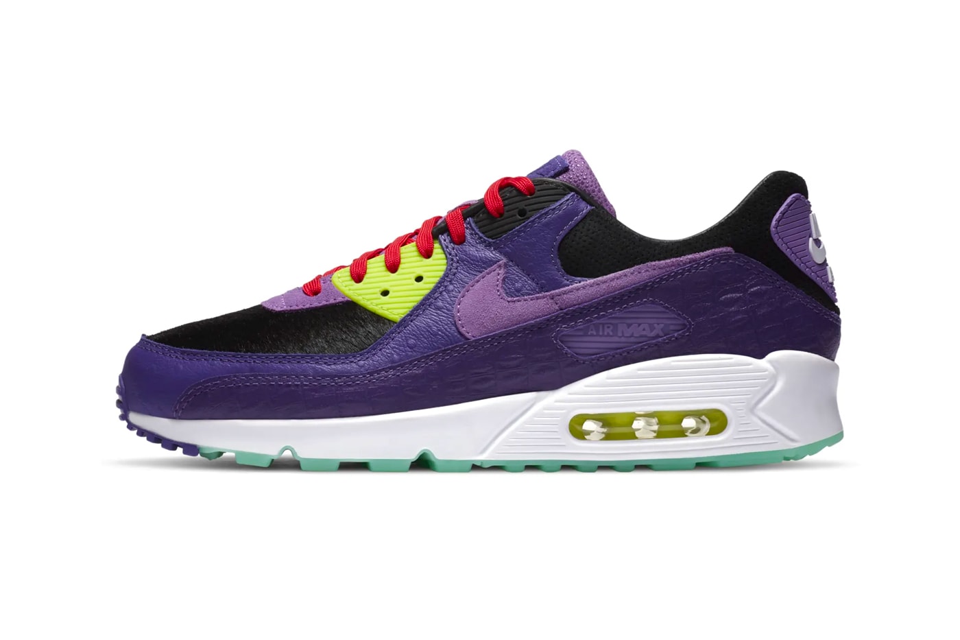 Air Max 90 Essential Black White Green | HYPEBEAST