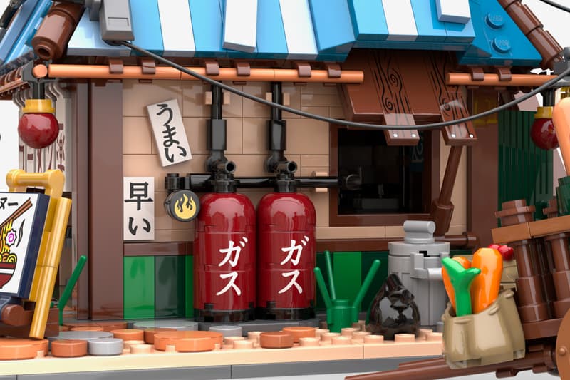 'Naruto' Ichiraku Ramen Shop LEGO IDEAS Set Project HYPEBEAST