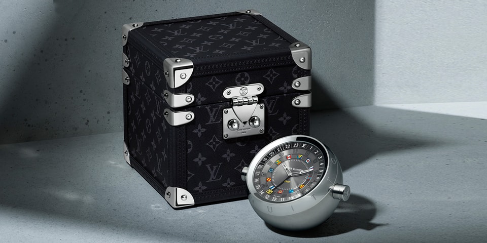 Louis Vuitton Releases GMT Travel Clock With Tailor-Made Trunk Case - Flipboard