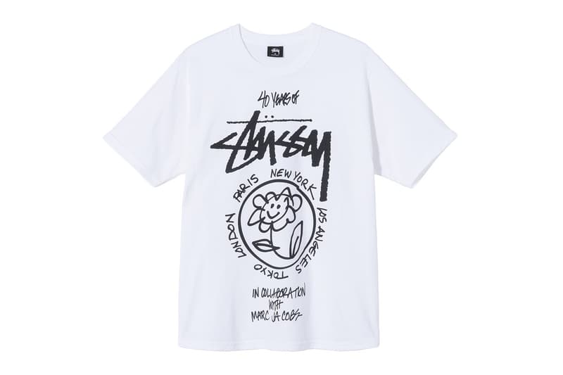 Stüssy 40th Anniversary World Tour T-Shirt Collaborations | HYPEBEAST