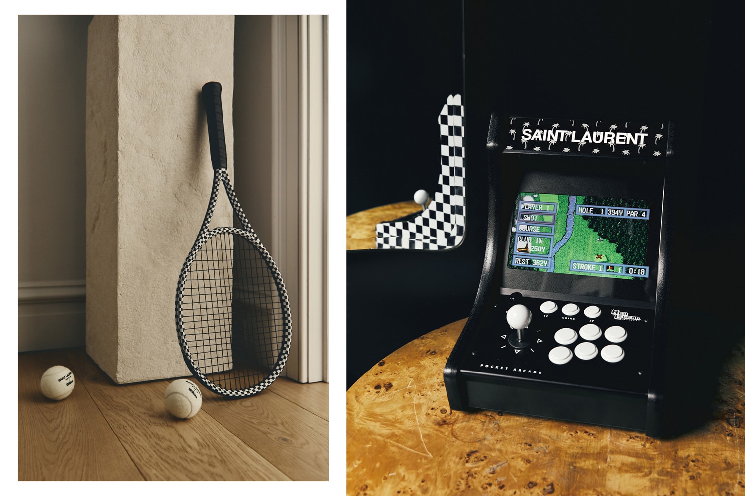 Rive Open Racket Saint Laurent Rive Droite Exclusive Products | Hypebeast