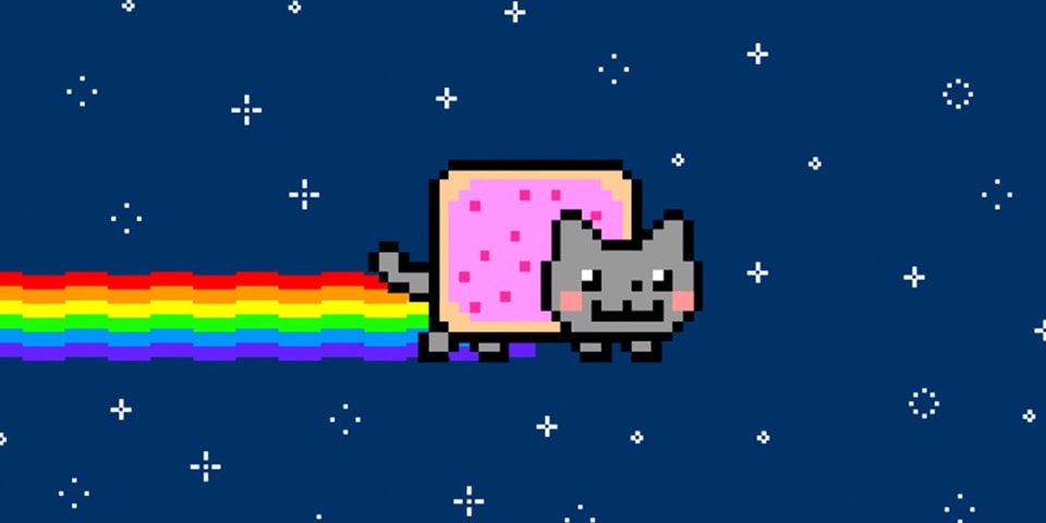  Nyan Cat Crypto  Art Sells For 560 00 USD HYPEBEAST