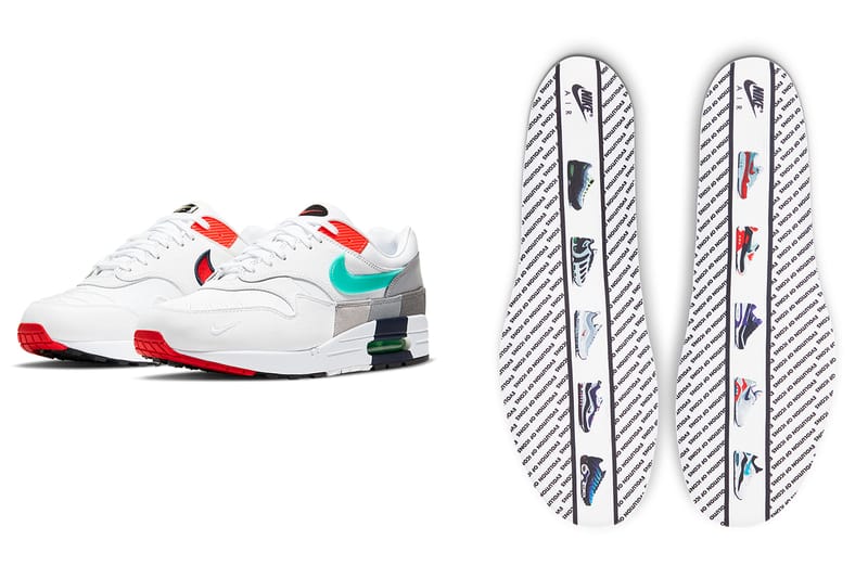 white multicolor air max