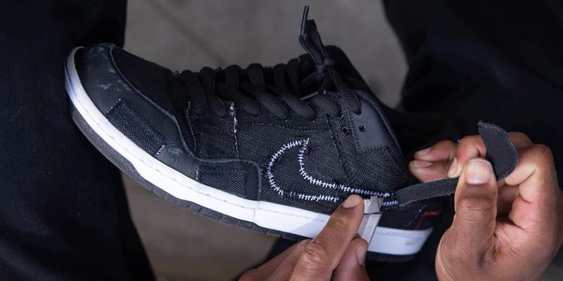 sb dunk on feet