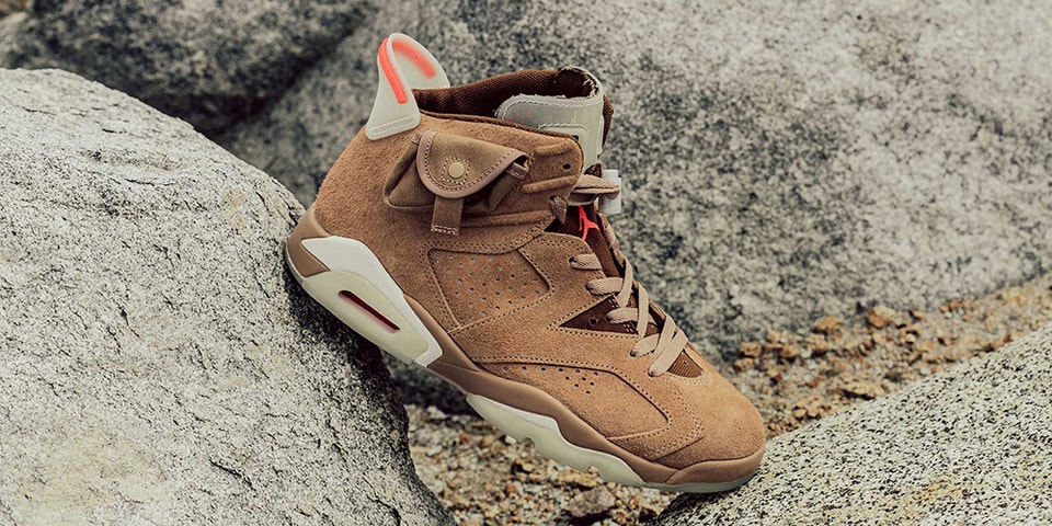 Travis Scott x Air Jordan 6 "British Khaki" Details ...