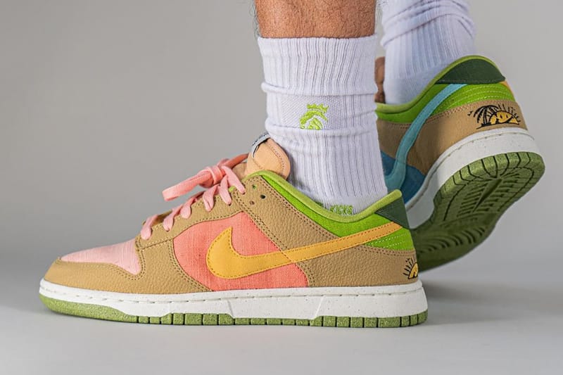 low dunks yellow