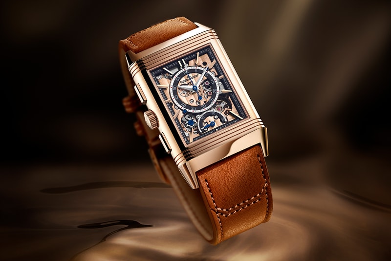 Jaeger-LeCoultre Dresses the Reverso Tribute Chronograph in 18k Pink Gold