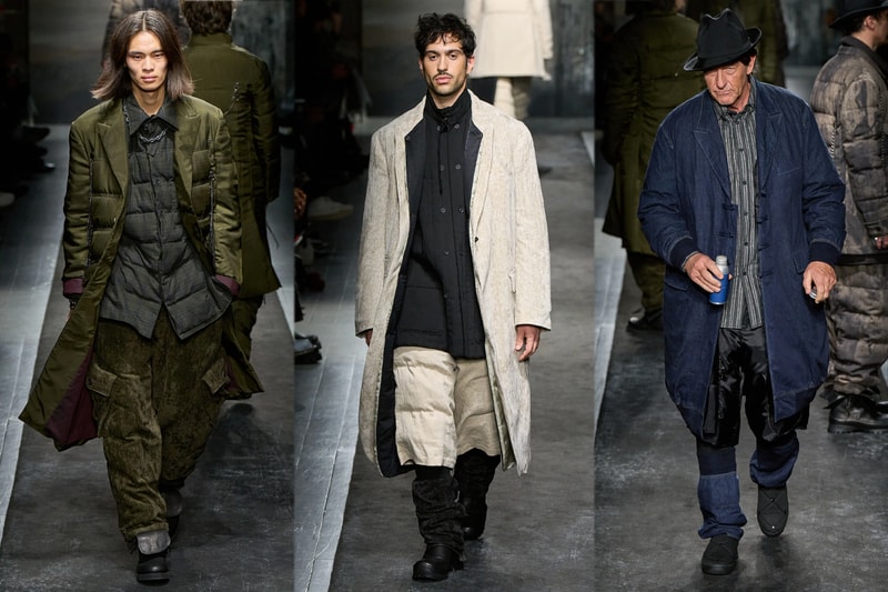 Yohji Yamamoto Pour Homme FW25 Collection Delivers Practical and Elegant Winter Puffers