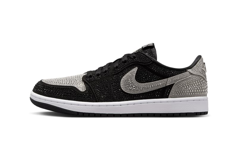 Swarovski x Air Jordan 1 Low OG 官方圖輯、發售情報公開