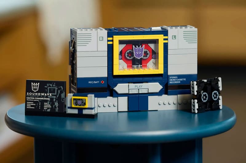 內建音效功能!LEGO 推出《變形金剛》狂派「聲波」合組