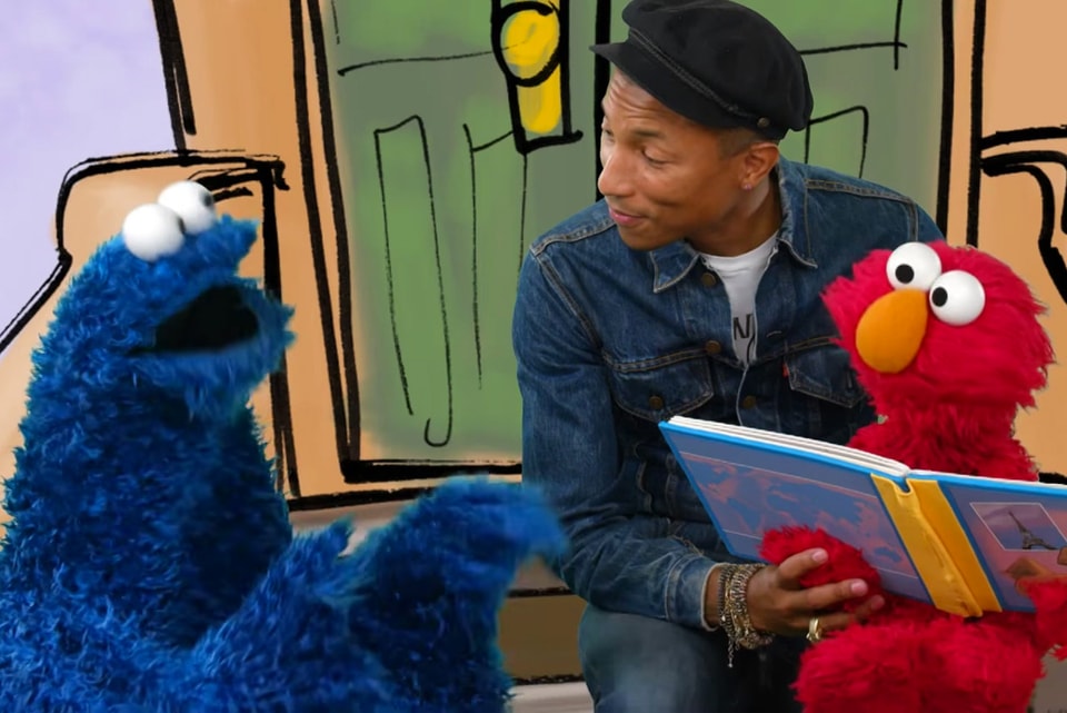 Pharrell Sings With Elmo & Cookie Monster on 'Sesame Street' | HYPEBEAST