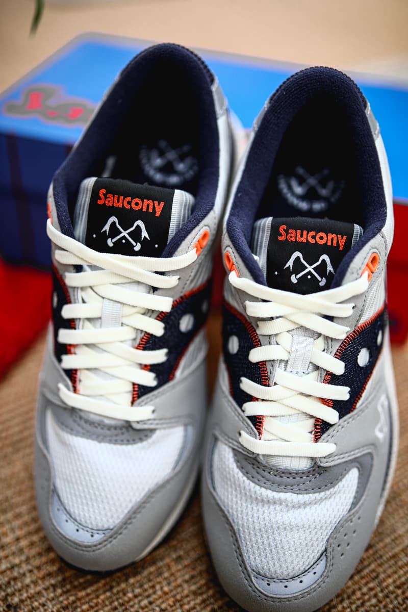 Bleu de  Paname x Saucony Premi re image de  la Azura ST  