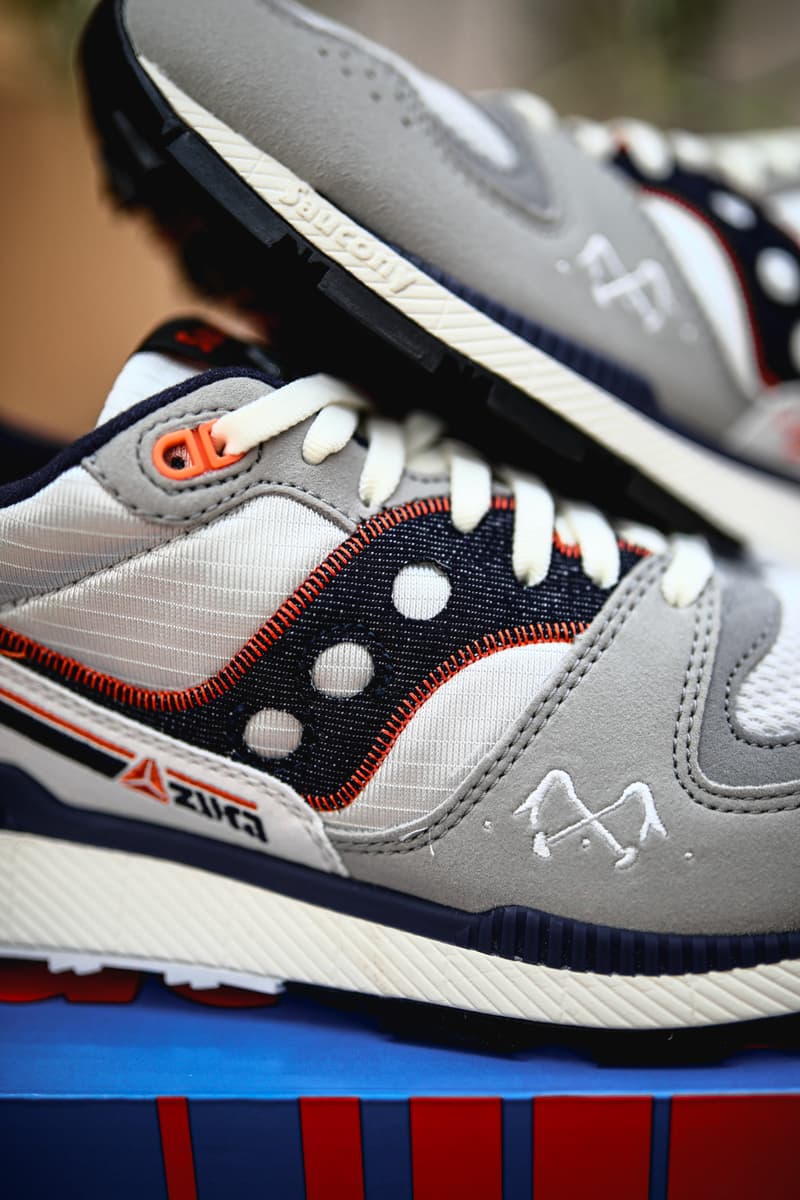 Bleu de Paname x Saucony Premi re image de la Azura ST Bleu de Paname x Saucony Premi re image de la Azura ST