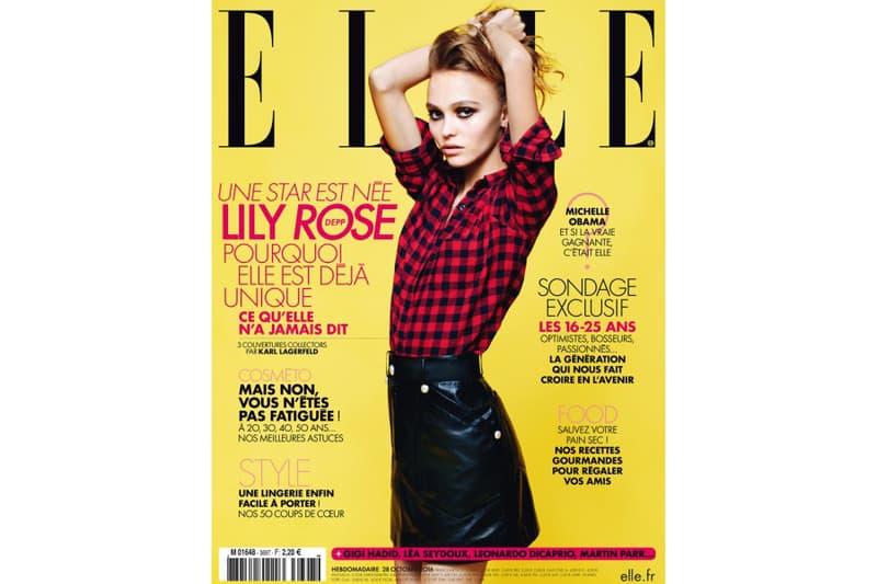 Karl Lagerfeld Snaps Actor Lily-Rose Depp For Elle France 