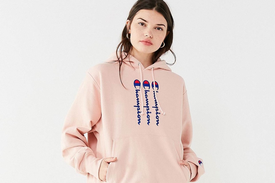 Buy Champion x Urban Outfitters' Pink Hoodie Set Hypebae
