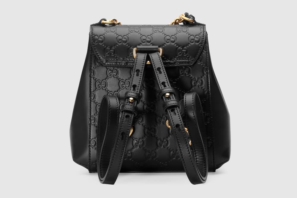 Shop Gucci&#39;s Padlock GG Supreme Mini Backpack | HYPEBAE