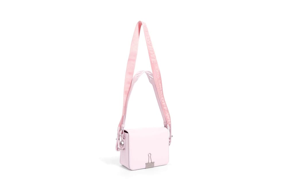 Fall in Love With Off-White Pink Binder Clip Bag | HYPEBAE