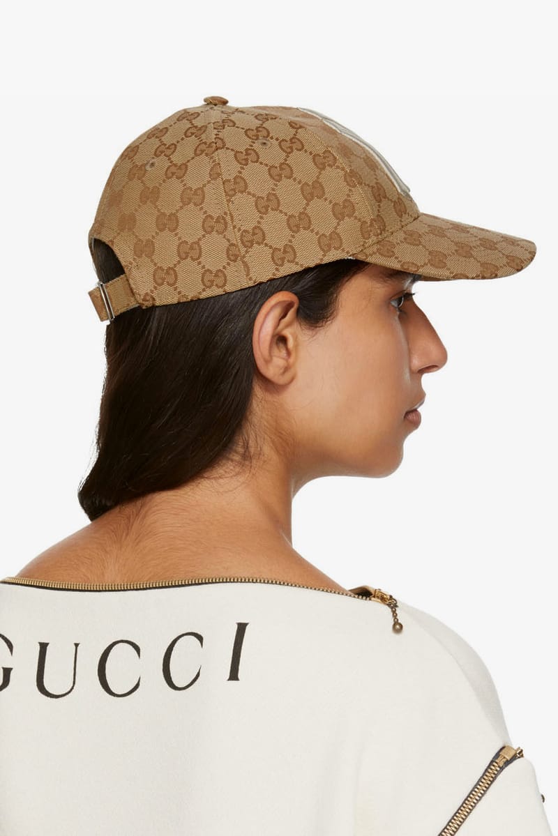 gucci monogram hat