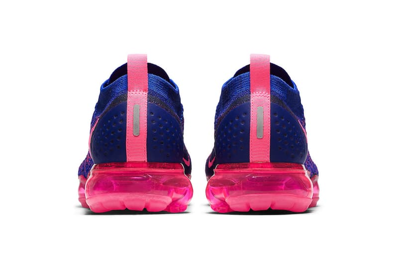 hot pink and blue vapormax