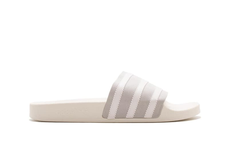  adidas  Releases Adilette  Slides  Grey  Burgundy HYPEBAE