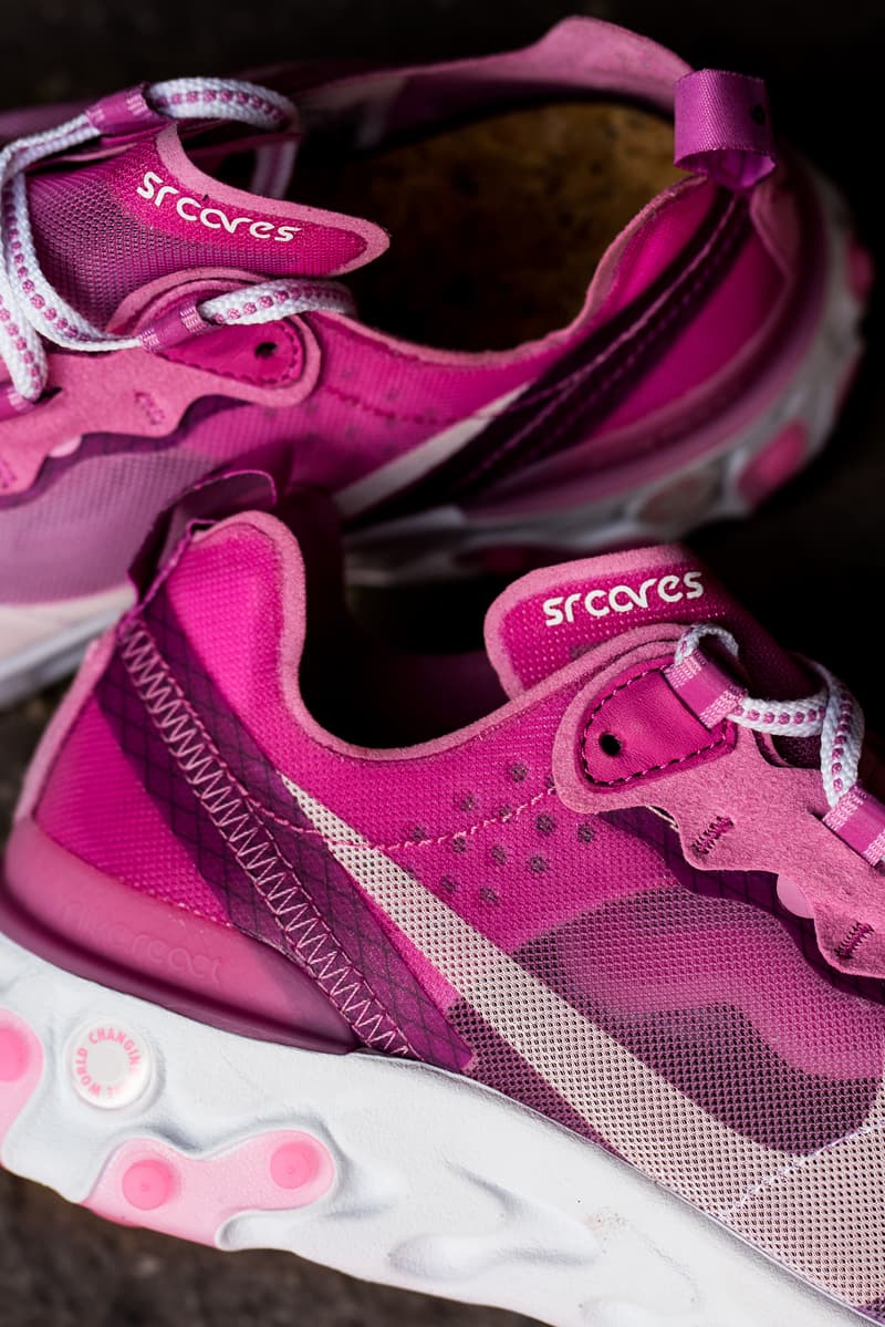 SNKRRM x Nike Breast Cancer React Element 87 HYPEBAE