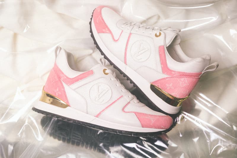 Louis Vuitton&#39;s Pink Monogram Denim Footwear | HYPEBAE