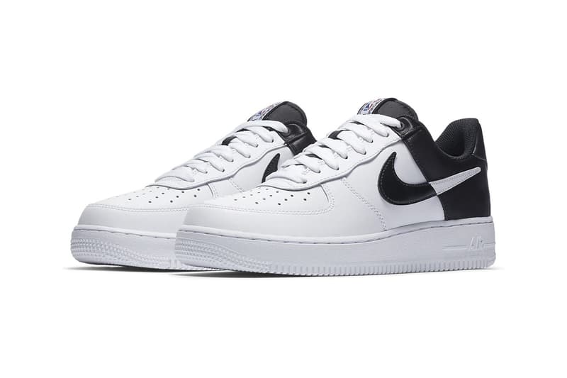 nike air force 1 nba satin black