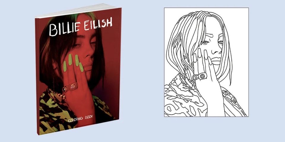 Download Billie Eilish Coloring Book UNICEF Charity | HYPEBAE
